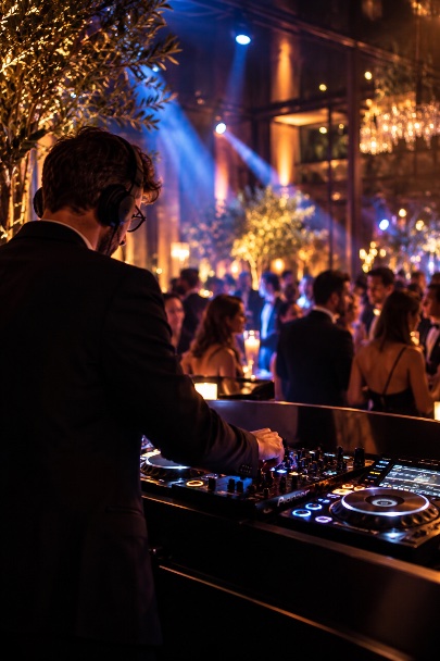 DJ en performance lors d’un événement